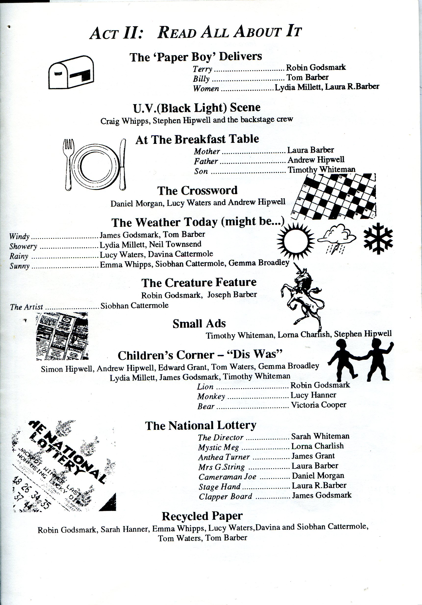 Program Page 1